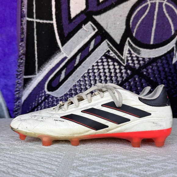 Size 10 - Adidas Copa Pure 2 PRO FG Soccer Cleats Orange Shoes White IE4979 Mens - Picture 1 of 10